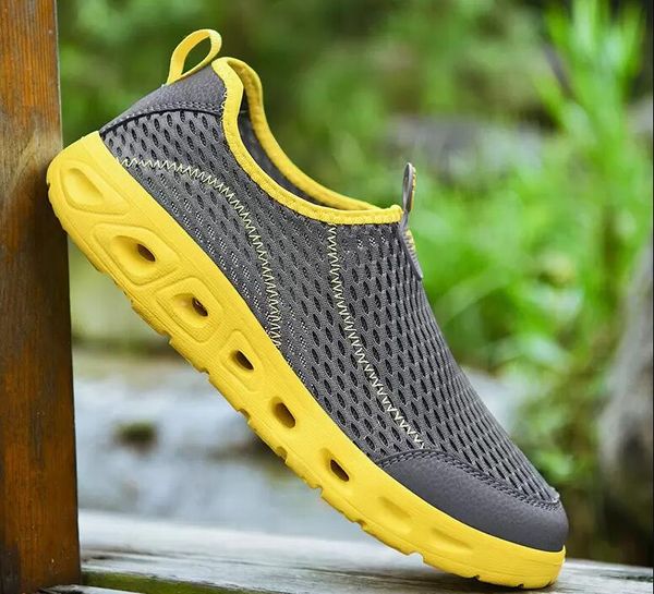 

new selling women men fashion slip on running shoes summer breathable wading shoes