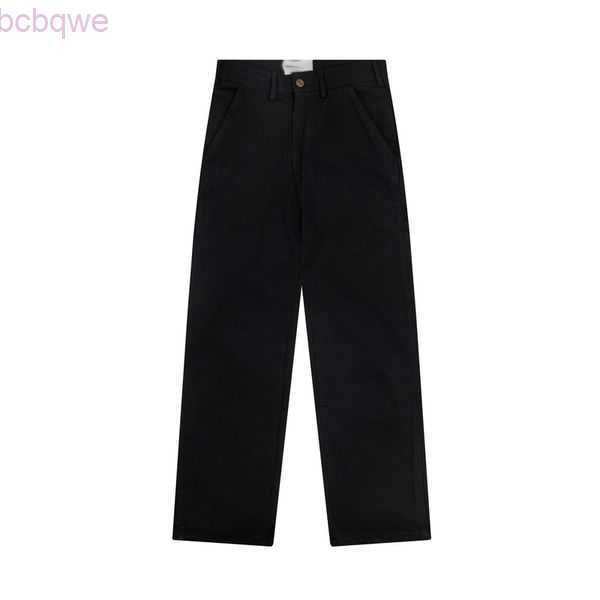 

classic mens pants cargo pant america multi pocket overalls straight casual cloth trousers f4gh, Black
