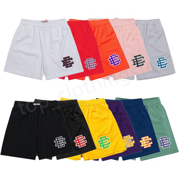 

mens shorts eric emanuel ee designer summer running solid color sport short pants workout breathable fanshion gym women clothing loose size, White;black