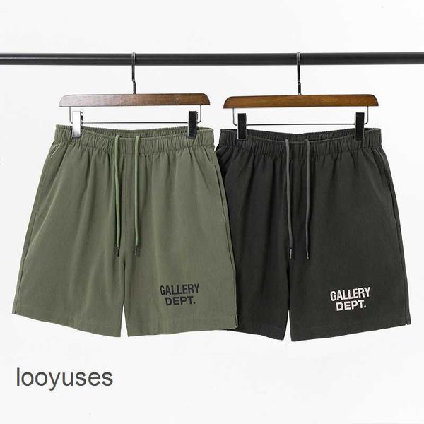 

galleryss dept shorts designer shorts short pants letter 2023 printed cotton casual summer loose capris, White;black