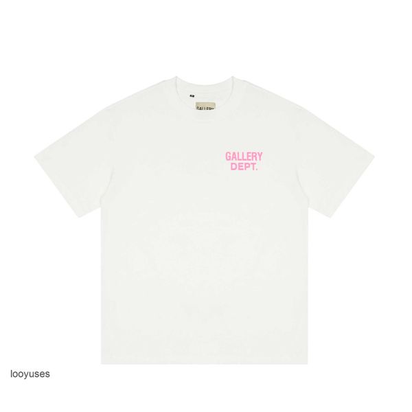 

galleryss dept streetwear t shirts 2023 mens letter short sleeve fashion vintage classic print couples summer casual t-shirt men as5d, White;black