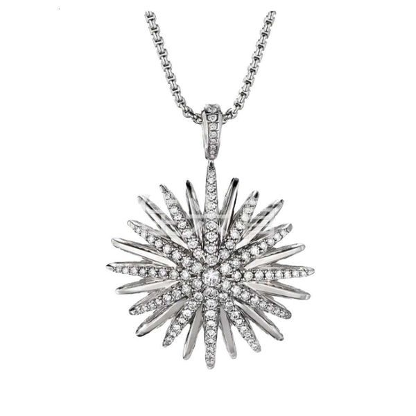 

DY Necklace Jewelry classic designer luxury top accessories DY Necklaces Full Sky Star Popular Sunflower Full Diamond Star Pendant DY Jewelry Accessories quality