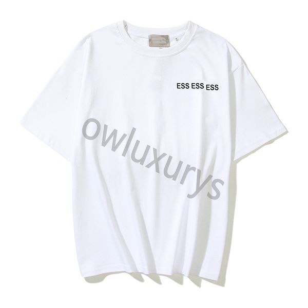 

designer luxury t-shirt brand t shirt clothing spray fears letter short sleeve spring summer tide men essen and women tee ofgod, White;black
