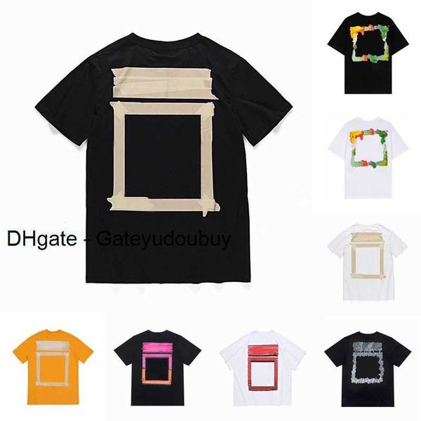 

summer mens t shirts womens loose tees fashion man offs casual shirt designers luxury clothing street shorts sleeve brands white clothes ts, White;black