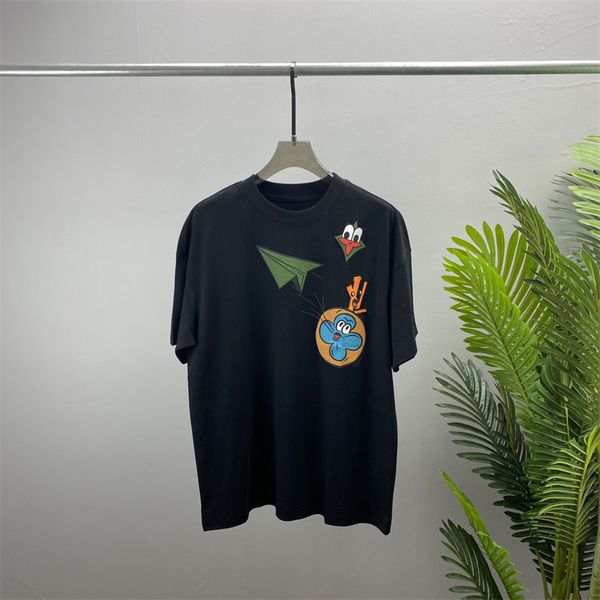 

2023new mens womens designer t shirt printed fashion man t-shirt cotton casual tees short sleeve luxury hip hop streetwear tshirtszp#41, White;black