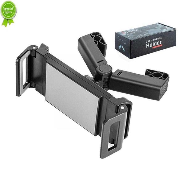 

new portable car back seat headrest phone holder stretchable tablet stand rear pillow adjustment bracket for phone tablet 4-11 q7c9