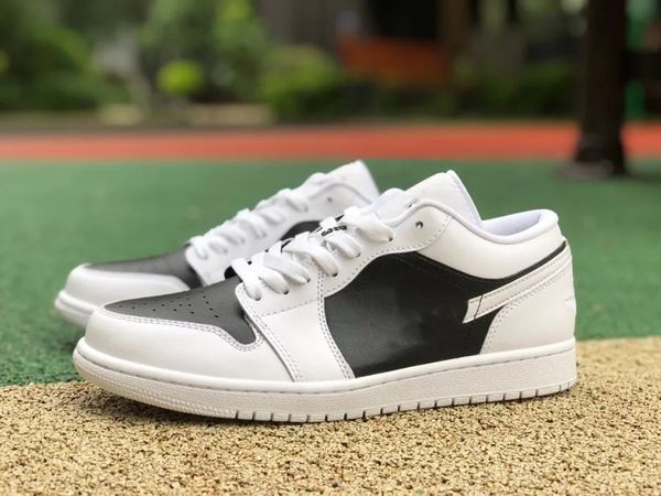

shoes 1s low panda basketball shoe sports sneakers real leather with og box