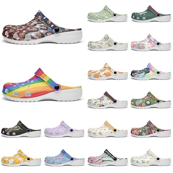 

Customized clean exquisite fashionable precious beautiful Diy shoes for men and women's indoor slippers 101645