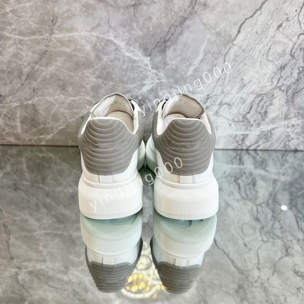 

new designer men womens sneakers brand casual shoes platform loafers trainers black leather shoes chunky round head sneake