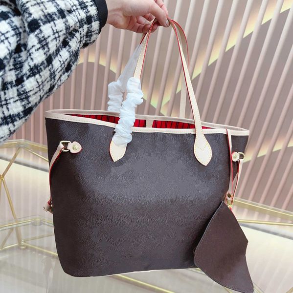 

designer bag women handbag brown flower tote bags shopping bag shoulder crossbody purse fashion genuine leather large capacity classic lette