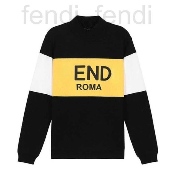 

men's sweaters luxuriouswinter wool sweaters men women knitshirt designer sweater crew neck long-sleeved tshirt pullover coat patchwork, White;black