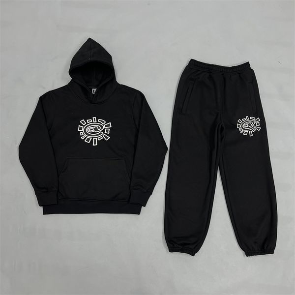 

black hoodies kailas sun tracksuits men's tracksuit embroidered hoodie streetwear original europen plus sweatshirts and sweatpants men, Black;brown