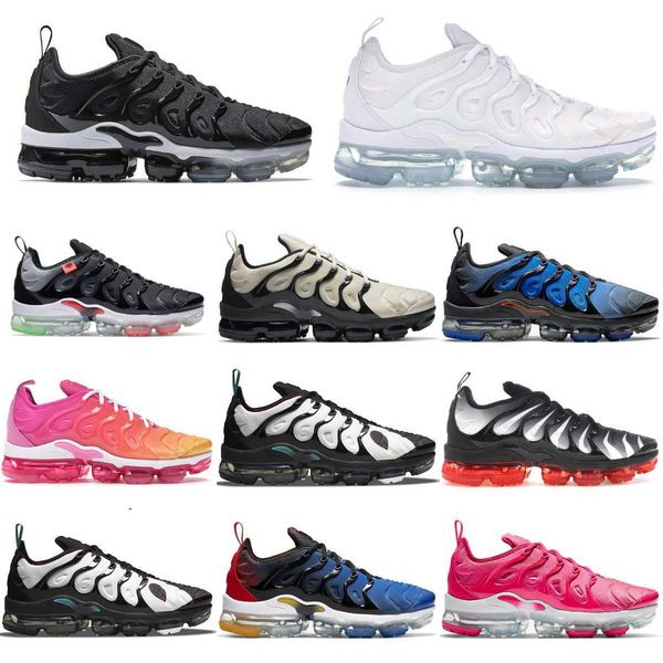 

2023 Air Vapores Max Plus Tn Sports Shoes Mens Women Terrascape All Black Griffey Reflective Grey White Blue Orange Gradients Since 1972 Trainers Designer Sneakers, Mens b04