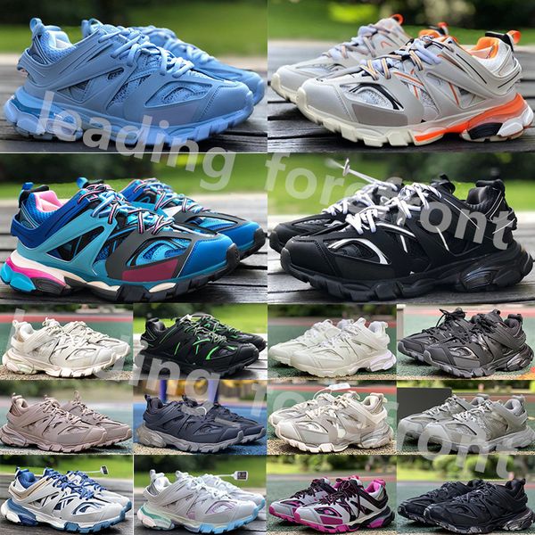 

track 3.0 running shoes walking shoes fashion comfortable sneakers designer sneaker triple white black tess.s. gomma leather trainer men wom