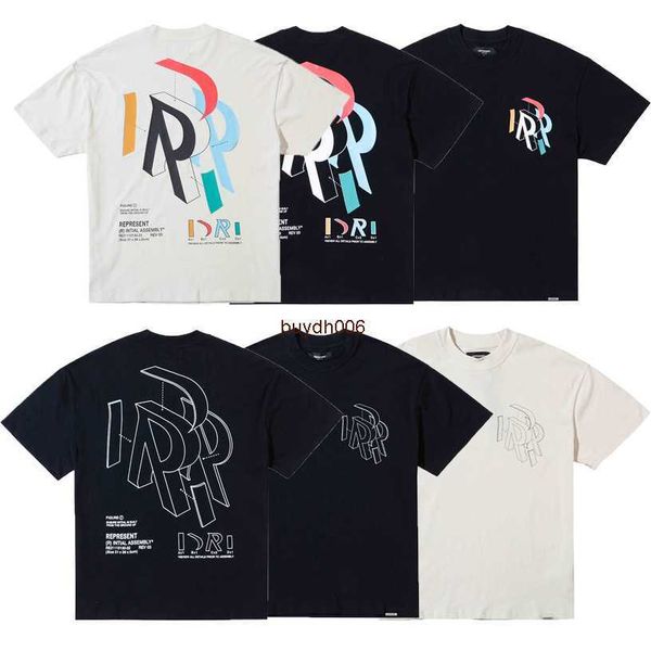 

men's and women's summer fashion t shirt high street brand rep representative design team limited color r black white hollow 3d pr, White;black