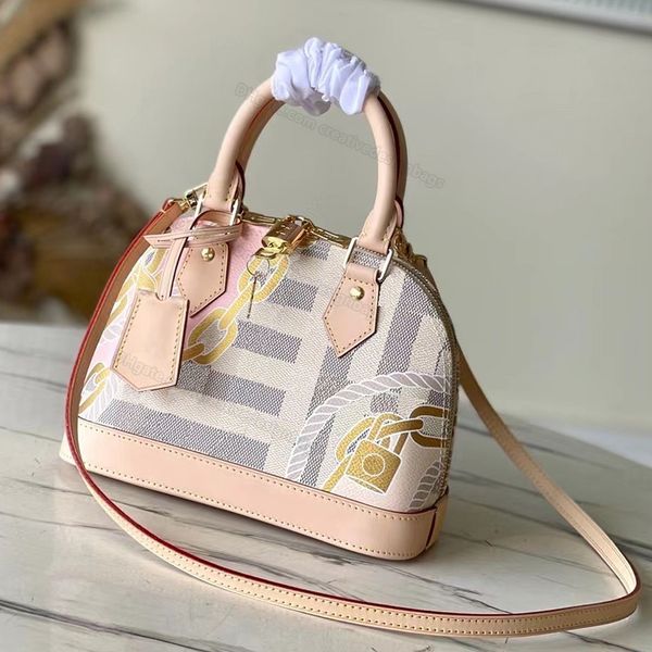 

10a l bag women crossbody shell alma bags bb fashion checkerboard shoulder lock totes canvas handbag wallet ladies casual travel cosmetic ba