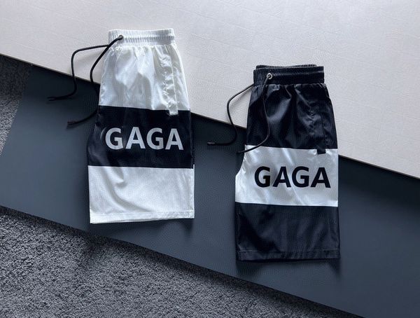 

men shorts womens designer shorts summer beach shorts cotton fashion plaid printing drawstring pants relaxed homme casual streetwear sweatpa, White;black