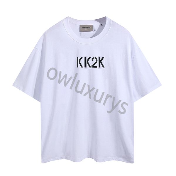 

men's t-shirts mens t shirt high street style short sleeve round neck fears fashion letter printed essen womens tshirt ofgod, White;black