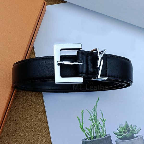 

designer mens belt for cowskin gold silver letters buckle 3cm width women designer belts cnosme belts aaa804, Black;brown