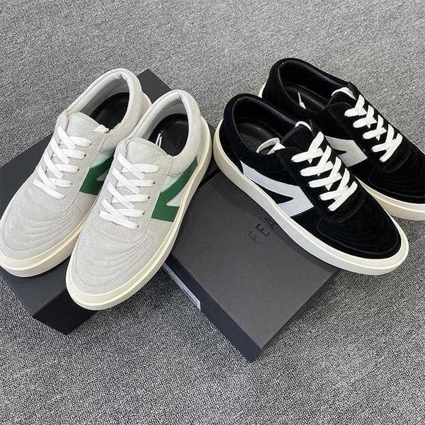 

wear of god high street fag striped shoes american thick sole elevated lacing casual board men's fashion, Black