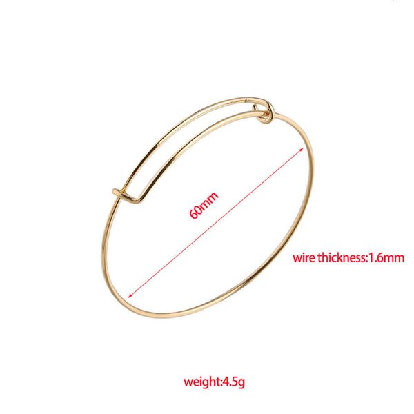 

DY Bracelet Jewelry classic designer luxury top accessories Stainless steel single hook dy telescopic bracelet with adjustable steel wire bracelet 1.6mm thin 60mm