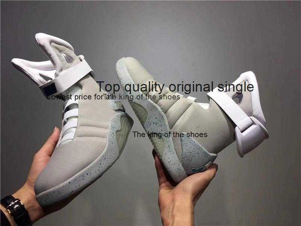 

gray boots led shoes mags black red marty mcfly 's lights martys mcflys authentic mag back to the future glow in the dark size