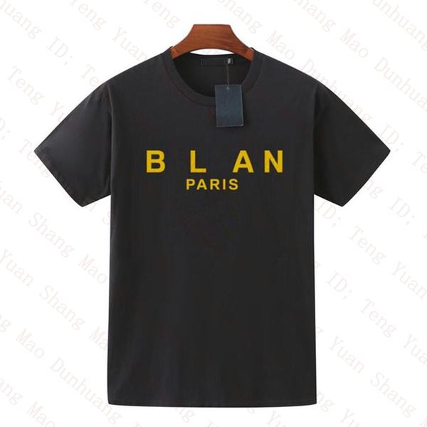 

classic mens designer t shirt fashion personality letters printing cotton tees round neck short sleeve tshirts summer women clothes designer, White;black