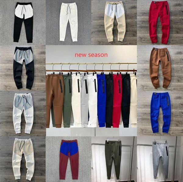 

new season tech fleece sport pants space cotton trousers men bottoms mens joggers camo running techfleece asian size m-xxl n0uz#, Black
