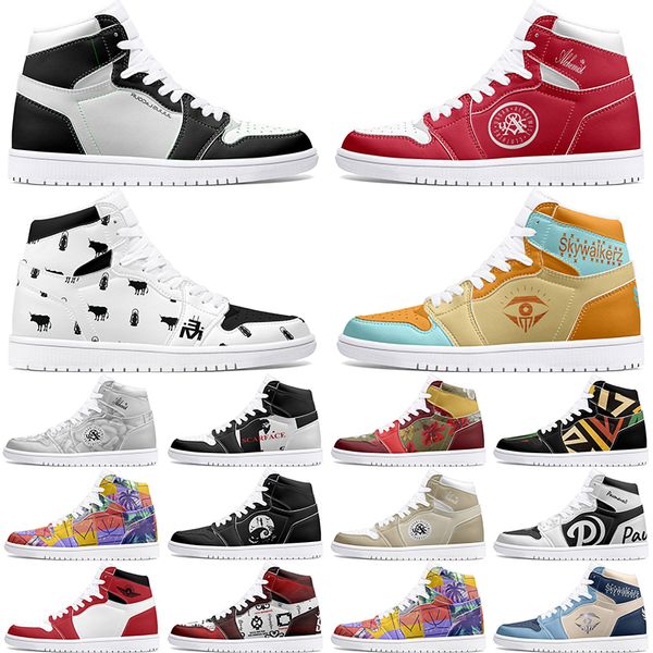 

winter autumn Customized Shoes 1s DIY shoes Basketball Shoes damping male 1 Women 1 Anime Customized Character Trend Versatile Outdoor Shoes
