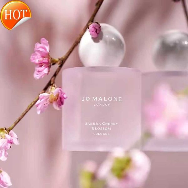 

jo malone perfume sakura cherry blossom cologne 100ml flower floral women fragrance good smell long time last lady spray high quality