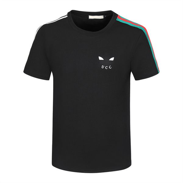 

2summer t shirt mens womens designers t-shirts loose tees man casual shirt luxurys clothing streetwear shorts sleeve polos tshirts size s-3, White;black