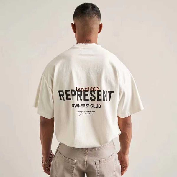 

men's and women's summer fashion t shirt high street brand rep representative basic letter small label vintage loose hip-hop coupl, White;black