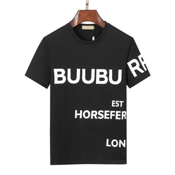 

men's t-shirt t shirt slim fit short sleeve cotton breathable tee r luxury letters print shirts spring summer high street casual mens c, White;black