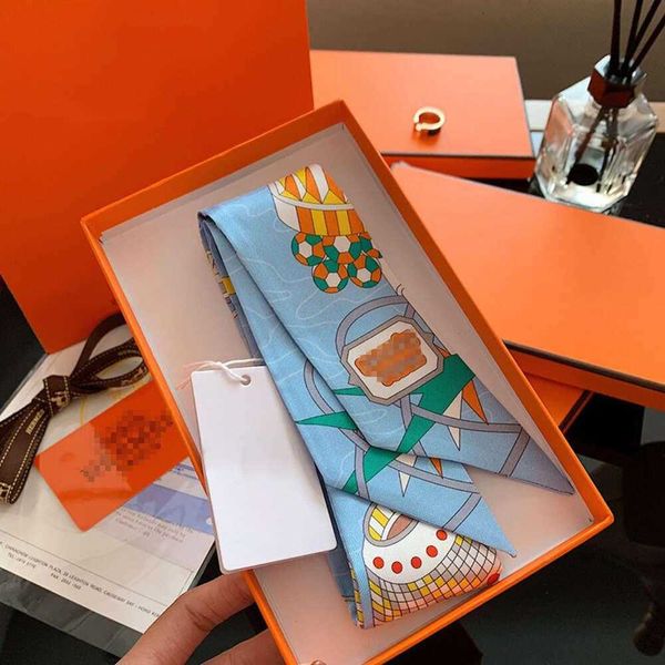 

New100% Silk Scarf Luxury Designers Design womens Scarves Hair Headscarf cravat Bag decoration8YNU DYJV