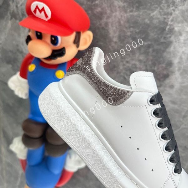 

2023new fashion womens sneakers mens casual shoes platform loafers trainers black leather shoes chunky round head sneaker
