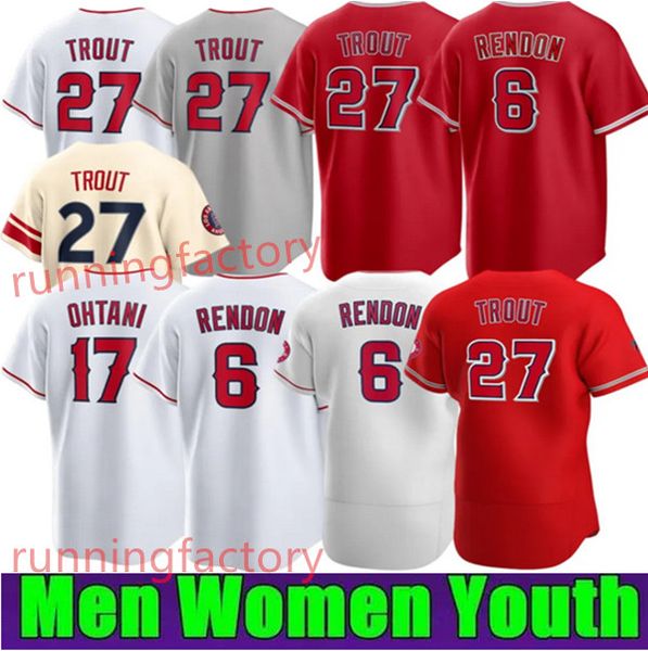 

los angeles shohei ohtani jersey angels 2023 new mike trout jerseys men women youth kids baseball jerseys city connect 17 27 stitched, Black