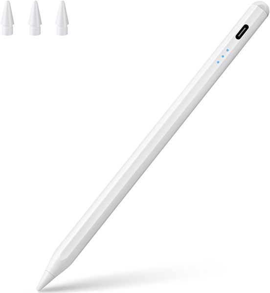 

Stylus Pen Compatible ipad Active Pencil with Quick Charge Palm Rejection Tilt Sensor Magnetic For Apple 2018-2023 iPad Pro 11"/12.9",iPad 10/9/8/7/6,iPad Mini 5/6,iPad Air3/4/5