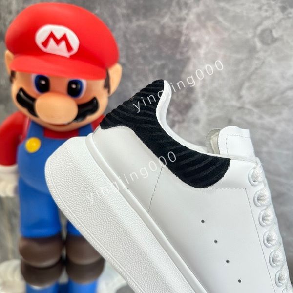 

r mens womens sneakers brand casual shoes platform loafers trainers black leather shoes chunky round head sneake2023