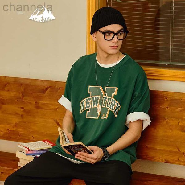 

men's t-shirts inflation urban style green t-shirts man streetwear oversized tees summer printed short sleeve unisex, White;black