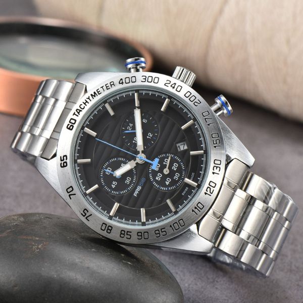 

new mens watch designer watches quartz movement sapphire waterproof sports montre luxe stainless steel wristwatches k7jp, Slivery;brown
