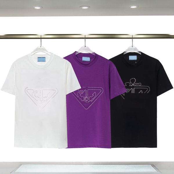 

men's plus tees & polos round neck embroidered and printed polar style summer wear with street pure cotton polyester shirts pa1, White;black