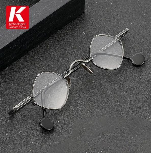 

retro steampunk alloy glasses frame men small punk eye optical myopia prescription eyeglasses frames eyewear oculos fashion sungla8126856, Black