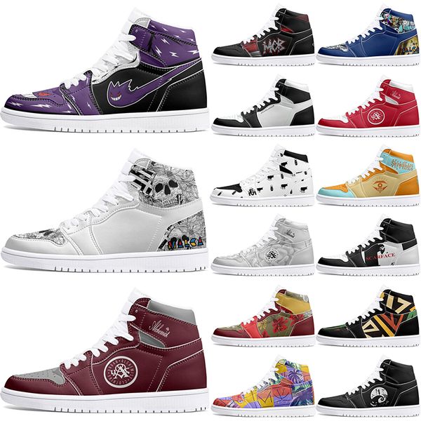 

winter autumn Customized Shoes 1s DIY shoes Basketball Shoes damping Males 1 Females 1 Anime Character Customized Personalized Trend Versatile Outdoor sneaker