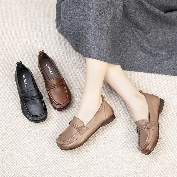 

dress shoes spring women's casual flat shoes flats shoes women jia036 230413, Black