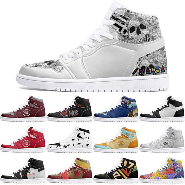 

winter autumn Customized Shoes 1s DIY shoes Basketball Shoes damping male female Cartoon Anime Customization Trend Outdoor Shoe