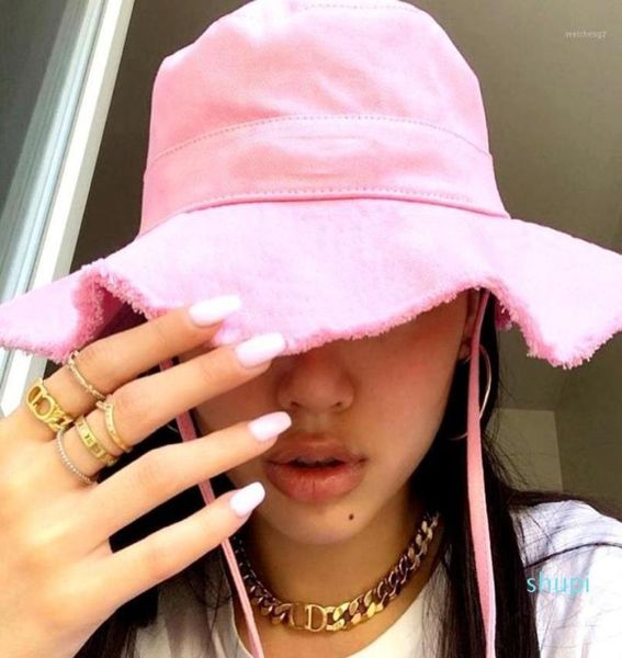 

woman summer le bob artichaut bucket hat wide brim hats1011264703, Blue;gray