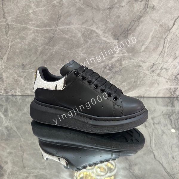 

2023new designer sneakers brand casual shoes platform loafers trainers black leather shoes chunky round head sneake