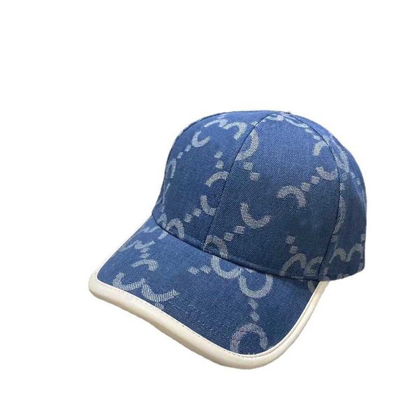 

man woman designer baseball cap sky blue fashion football caps sunhat casquette recommend damier hat gorro good quality, Blue;gray