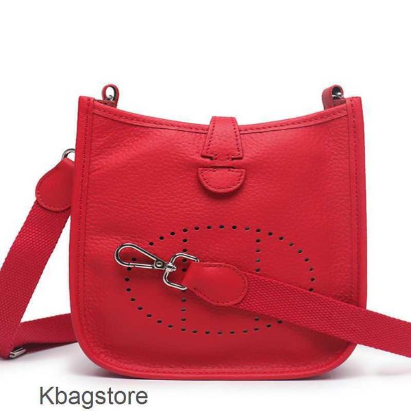 

tote bucket style personality cross designer evelyns leather calf mini fashion bag single shoulder 2023 body hollow bags female herms kdyg
