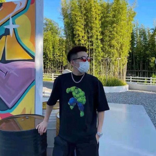 

mens t shirts oversized casual man womens loose tees with pra letters print short sleeves cotton embroidery luxury men t shirt size s-4xl.pd, White;black